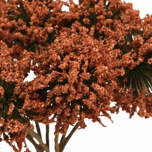 Product Artificial flowers brown decorative flowers in a bunch of 4 pieces