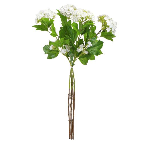 Product Artificial Flowers Snowball Viburnum Artificial White 60cm 4 Pcs