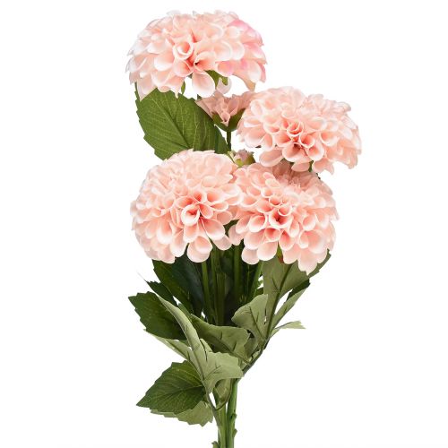 Product Artificial Dahlias Artificial Flowers Pink With 5 Flowers 50cm