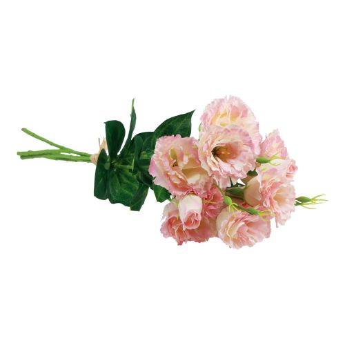 Product Artificial flowers Eustoma Lisianthus pink cream 52cm 5 pcs