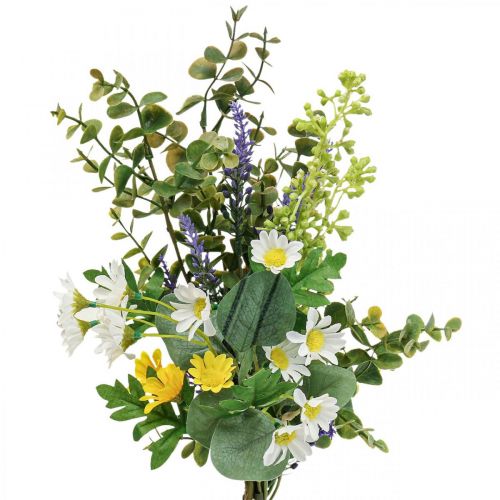Product Artificial bouquet with eucalyptus artificial flowers decoration 48cm