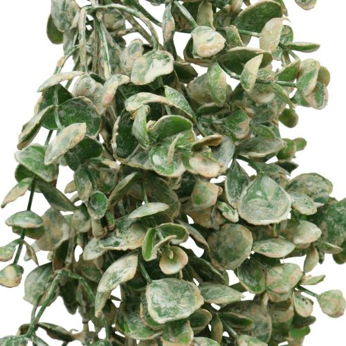 Artificial boxwood garland green white washed L148cm
