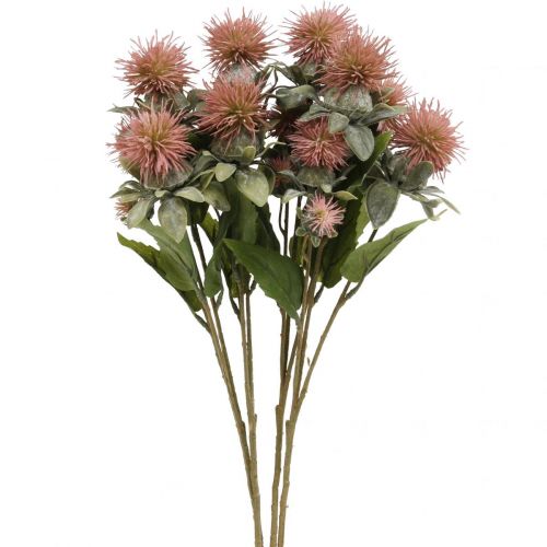 Floristik24 Artificial plants safflower thistle branch thistle pink 4pcs