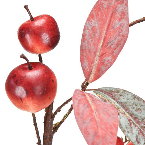 Product Artificial branch with apples for autumn and Christmas decoration