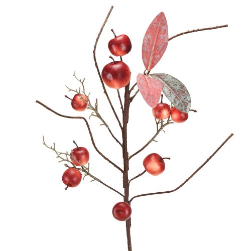 Product Artificial branch with apples for autumn and Christmas decoration