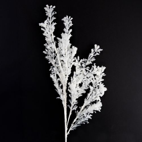 Floristik24 Artificial branch frosted decorative branch winter decoration white 78cm 2pcs