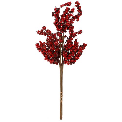 Floristik24 Artificial branch with red berries autumn Christmas 60cm 2pcs