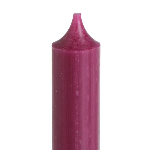 Product Short candles wax candles in Berry 21×110mm 6 pcs
