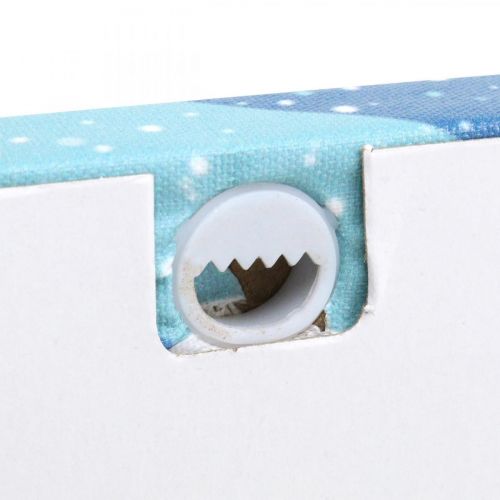 Floristik24 LED picture Christmas Santa Claus with sleigh LED wall picture 38x28cm