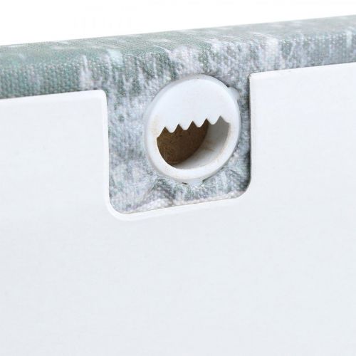 Product LED picture Christmas winter landscape with park bench LED mural 58x38cm