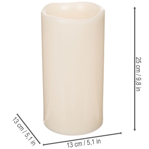 Large LED candle for battery