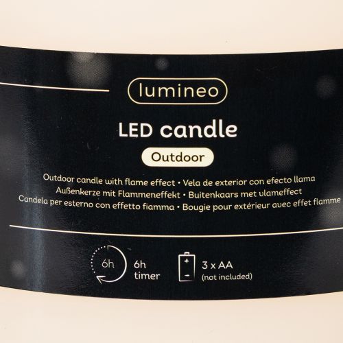 Large LED candle for battery