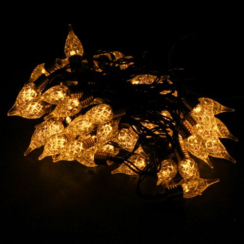 Product LED light chain with timer battery indoor 50 LED 490cm