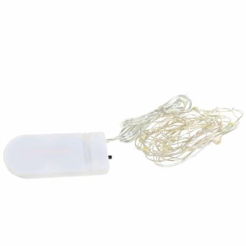 Floristik24 Light chain LED light wire with battery warm white 20er 2m