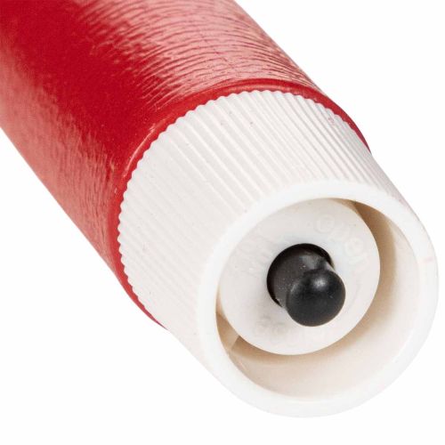 LED taper candle, red with