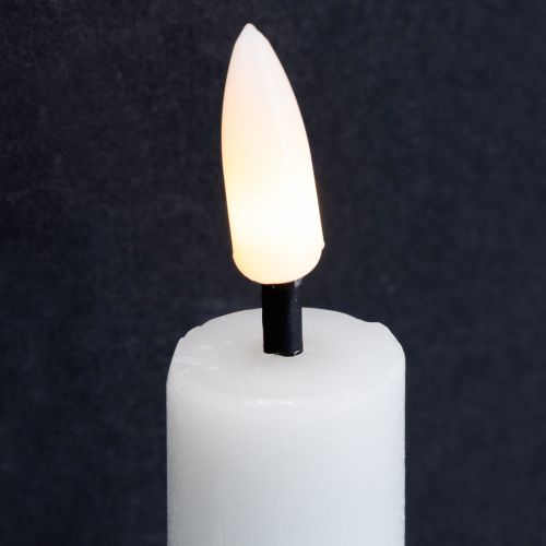 Product LED stick candle white wax candle LED warm white 14.5cm 2 pieces