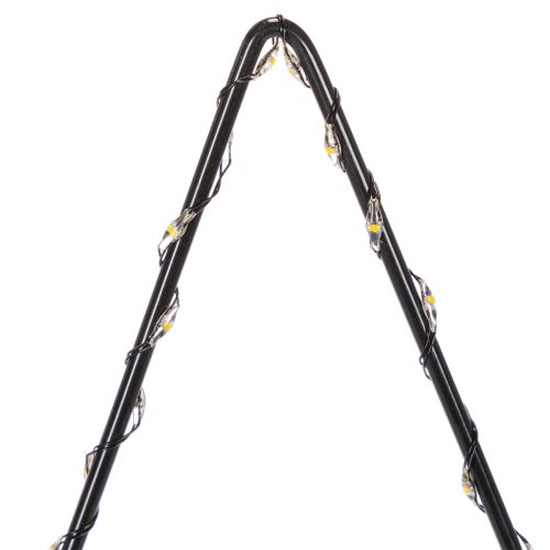 LED star with battery compartment on stand for windowsill and table 46cm | Floristik24.ie