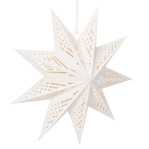 Christmas Star LED Decoration for Hanging, Warm White, Indoor, 38cm buy online | Floristik24.ie