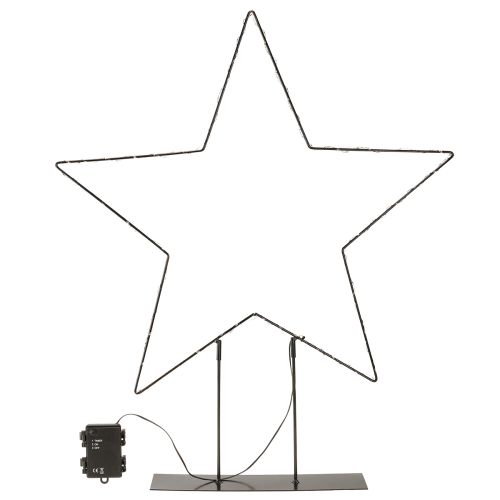 Floristik24 Christmas Star lights LED Fairy lights Warm white Metal 30 cm