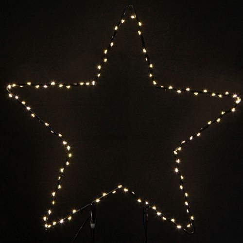 Floristik24 LED star standing metal 100 Micro LED warm white Ø37cm