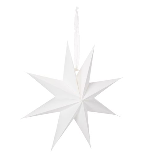 LED hanging star with timer, warm white, outdoor, 38cm buy online | Floristik24.ie