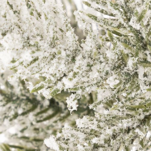 Artificial Christmas tree with snow in a jute bag, 40 LEDs, for indoor use, 85cm | Floristik24.ie