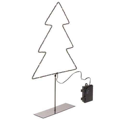 LED Christmas tree, battery operated, indoor table decoration, 47cm