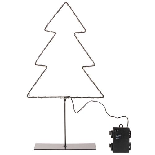 LED Christmas tree, battery operated, indoor table decoration, 47cm | Floristik24.ie