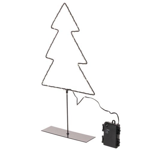 LED Christmas tree, battery operated, indoor table decoration, 47cm | Floristik24.ie