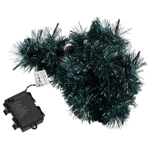 Tinsel Christmas garland with