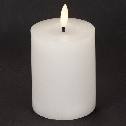 LED pillar candle, flickering,