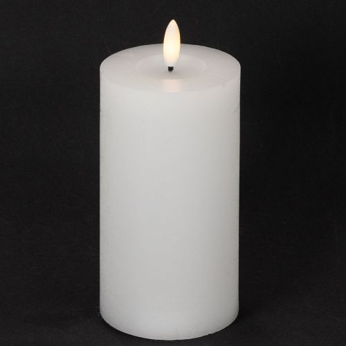 LED pillar candle, flickering,