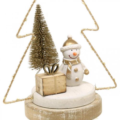 Product Table decoration Christmas LED fir For battery H21cm, set of 2
