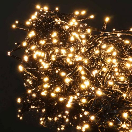 Floristik24 Light cascade with snow effect, winter decoration Advent, LED lights 6 strands warm white 480 L60/80/100cm