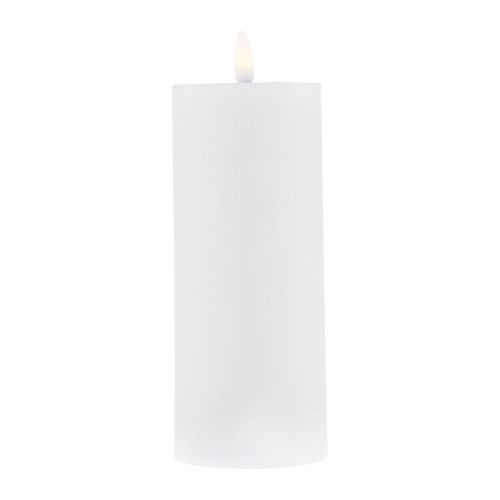 Floristik24 LED candle with timer real wax candle moving flame 19cm