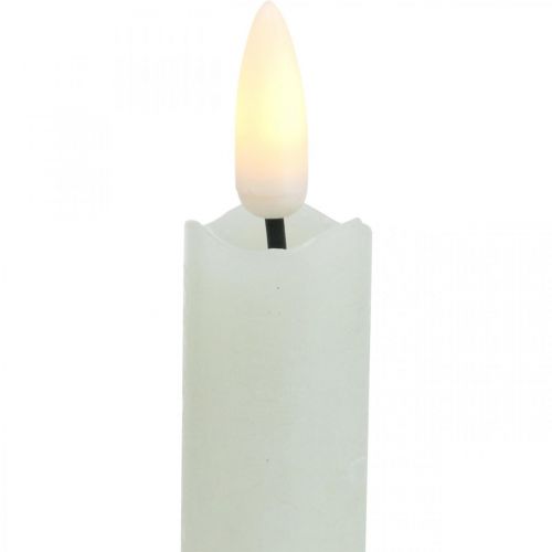 Product LED candle wax candles cream for battery Ø2cm 24cm 2pcs
