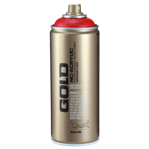 Paint spray red Montana Gold satin matt 400ml