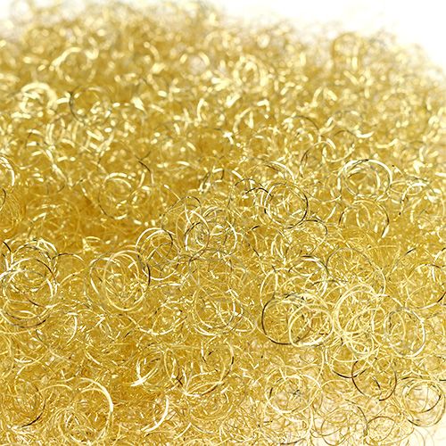 Product Tinsel metallic curly gold 50g