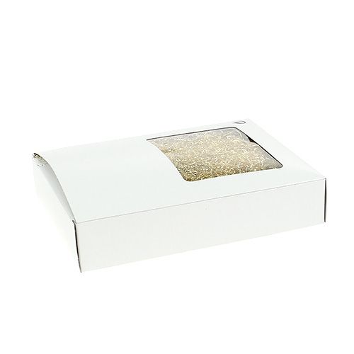 Floristik24 Tinsel metallic curly gold 50g