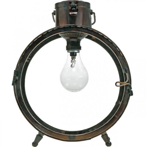 Floristik24 Solar lamp metal lamp balcony deco industrial design Ø23cm