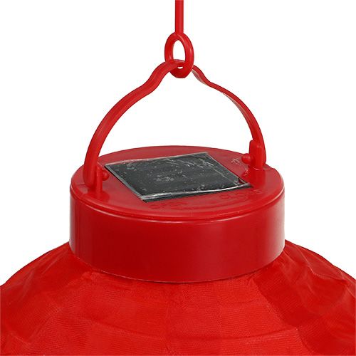 Product Lampion LED with solar 20cm red