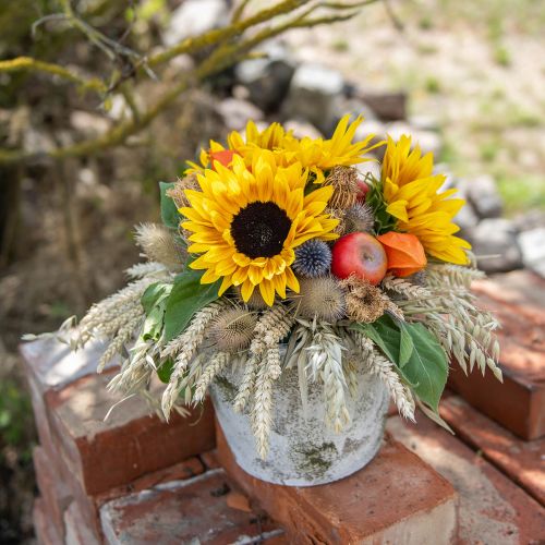 Floristik24 Long stemmed sunflower yellow 53cm