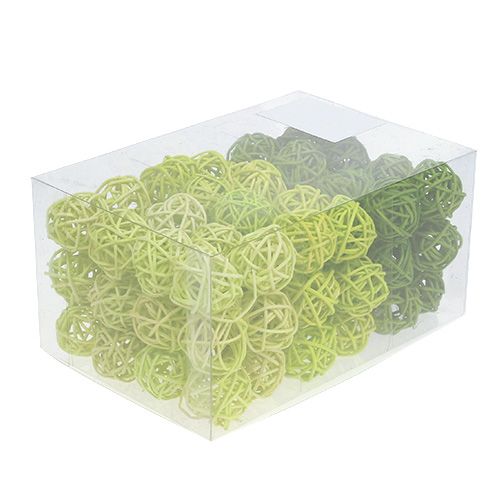 Floristik24 Lataball 3cm green bleached 72 pcs