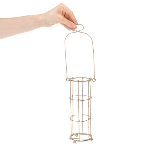 Lantern garden, metal lantern Ø8.5cm H23/18.5/14.5cm set of 3 | Floristik24.ie