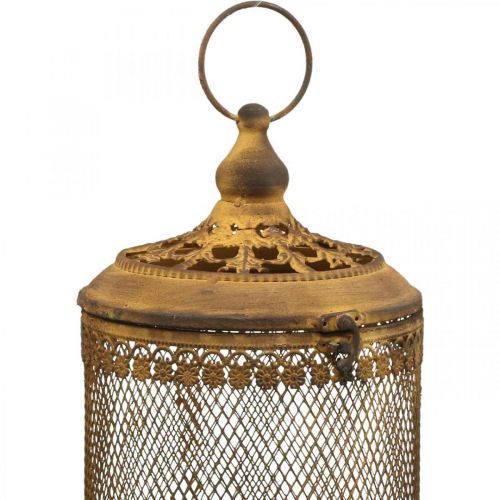 Floristik24 Lantern rust look garden decoration summer Ø15.5/19.5cm H29/36cm set of 2