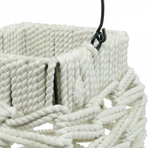 Product Hanging lantern, summer decoration, lantern, macramé H35.5cm W19cm