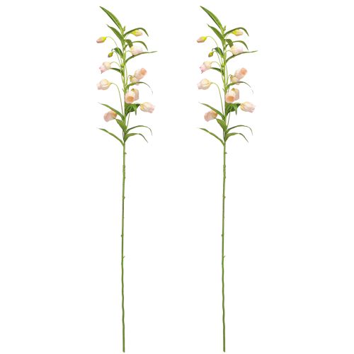 Product Lantern Lily Artificial Flower Lily Apricot 90cm 2pcs