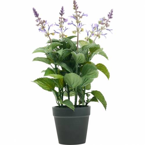 Floristik24 Artificial lavender in a pot, lavender pot, Mediterranean artificial plant