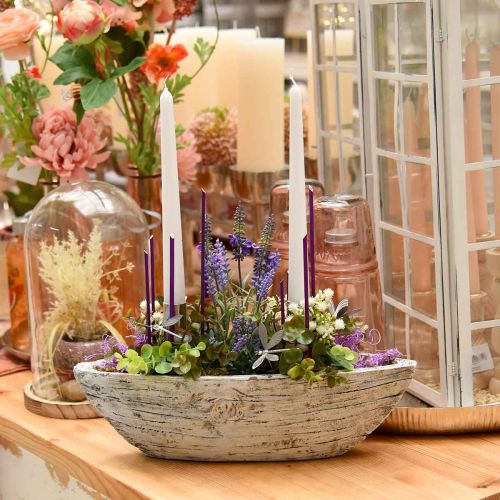 Floristik24 Artificial lavender in a pot H25cm