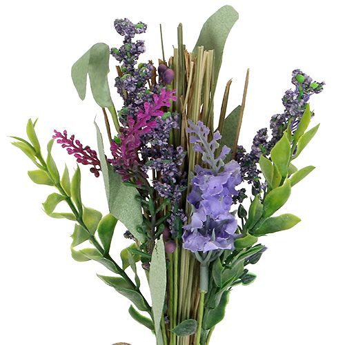 Product Artificial lavender bunch with herbs 23cm